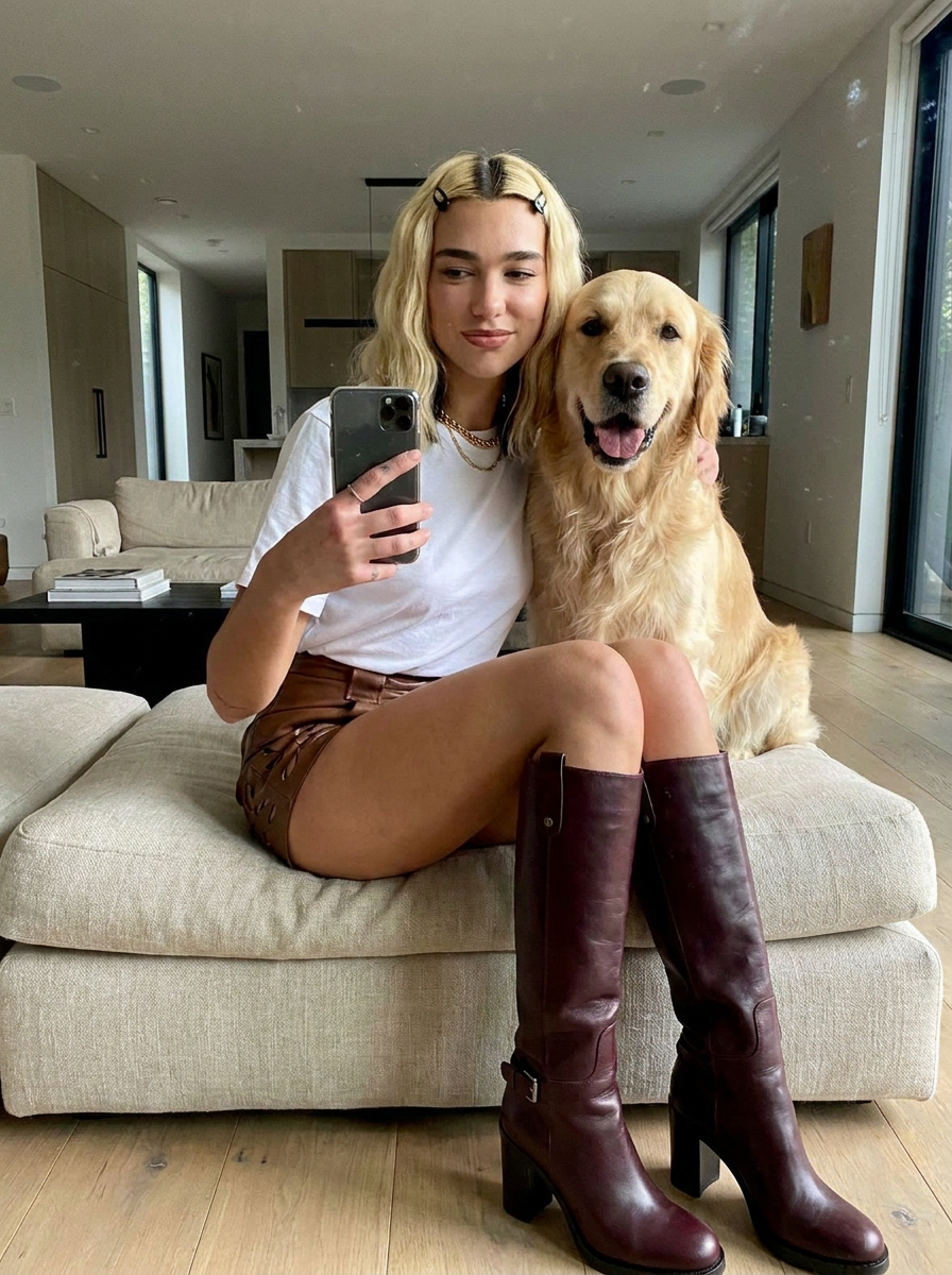 Rainfrog workflow preview: Dog Mirror Selfie