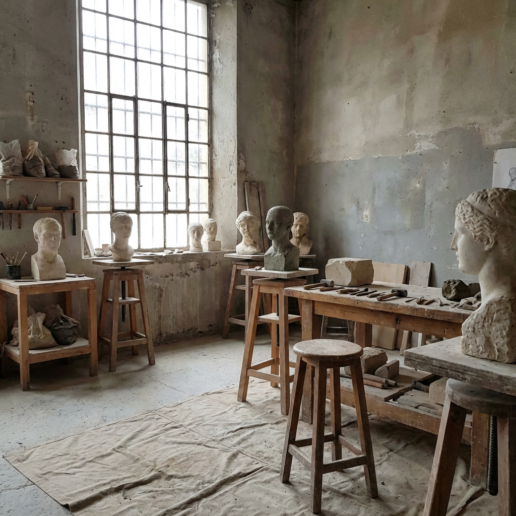 Artisan Sculptor's Studio environment asset